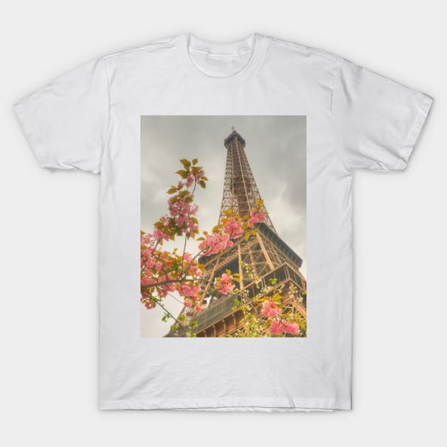 Springtime Eiffel T-Shirt by Michaelm43